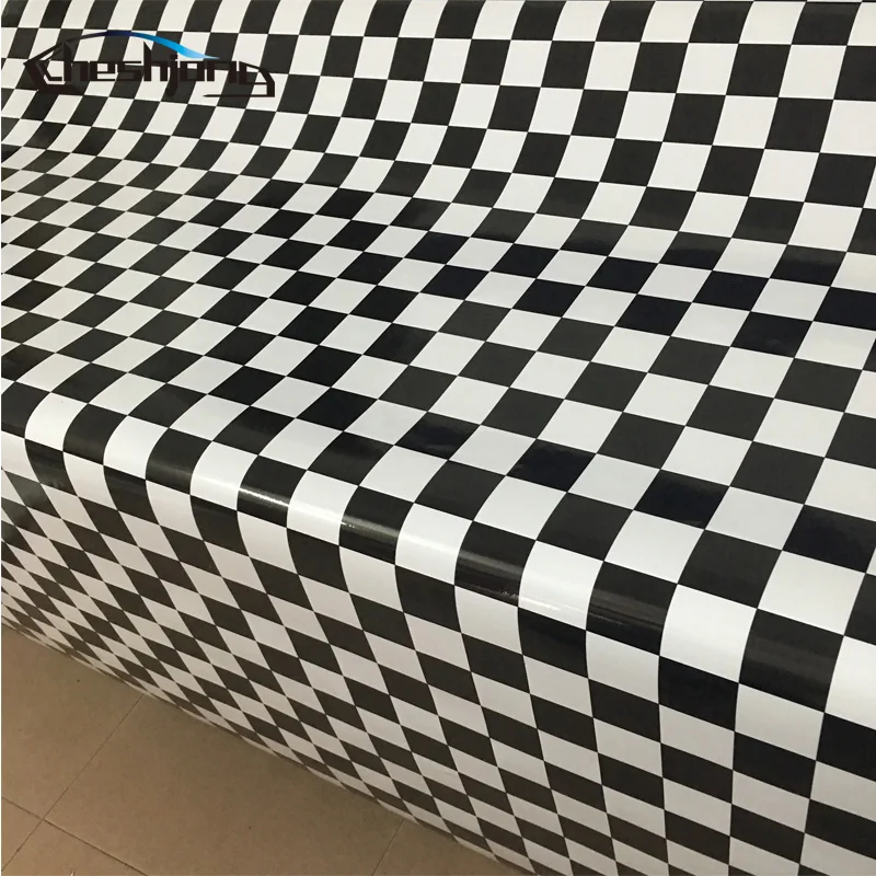 Black White Chess Board Background Camouflage Vinyl Cheker Decal For Racing Car ROOF Hood Furniture Styling Film Sticker Bomb
Black White Chess Board Background Camouflage Vinyl Cheker Decal For Racing Car ROOF Hood Furniture Styling Film Sticker Bomb