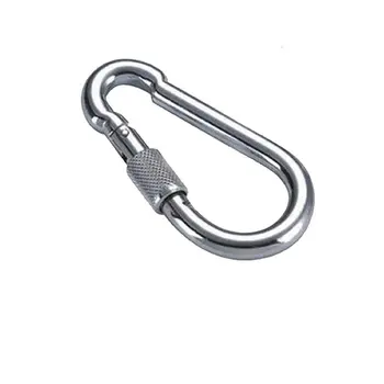 Spring Hook With Nut Locking Spring Hook With Lock Wire Rope Buckle Iron Carabiner Insurance Buckle
Spring Hook With Nut Locking Spring Hook With Lock Wire Rope Buckle Iron Carabiner Insurance Buckle