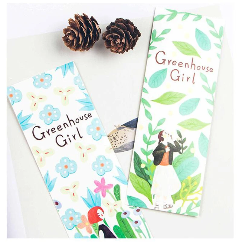30Pcs/box Greenhouse Girl&Kawaii Dogs Cartoon Paper Bookmark Gift Message Greeting Card School Supplies Cute Stationery
30Pcs/box Greenhouse Girl&Kawaii Dogs Cartoon Paper Bookmark Gift Message Greeting Card School Supplies Cute Stationery