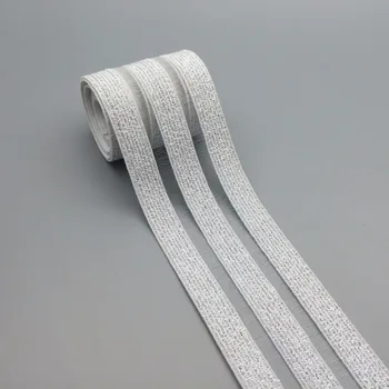 50mm 2" wide 45yards/lot Golden Sliver elastic bands webbing for dress close Striped
50mm 2" wide 45yards/lot Golden Sliver elastic bands webbing for dress close Striped