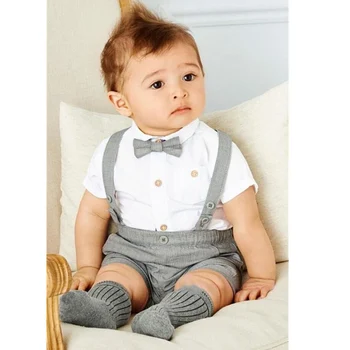 Hot Selling Baby Boy Sets Formal Toddler Clothes Tie Shirt + Overalls Boys Clothing Set Summer Party Costume 88
Hot Selling Baby Boy Sets Formal Toddler Clothes Tie Shirt + Overalls Boys Clothing Set Summer Party Costume 88