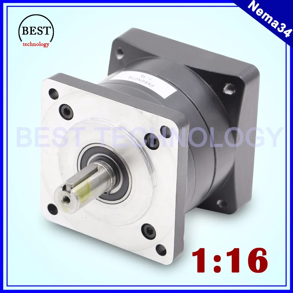 Nema34 Motor Planetary Reduction Ratio 1:16 1:20 1: 24 1:30planet gearbox 86mm motor speed reducer, High Torque high quality !!
Nema34 Motor Planetary Reduction Ratio 1:16 1:20 1: 24 1:30planet gearbox 86mm motor speed reducer, High Torque high quality !!
