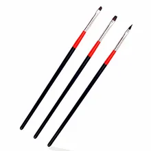 Ручка для рисования ногтей кисть для тонкой ручки кисти для УФ-геля французские полосы цветочный Рисунок кисть с ручкой для маникюра Инстру...(China)