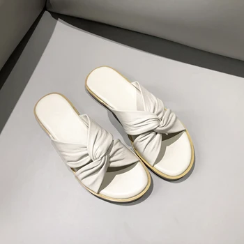 Plus size 33-42 women's genuine leather cross strap flats sanals open toe summer female leisure mules high quality outdoor shoes
Plus size 33-42 women's genuine leather cross strap flats sanals open toe summer female leisure mules high quality outdoor shoes