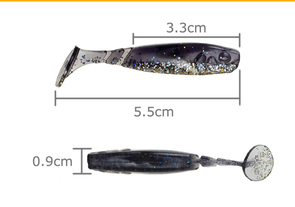 lure fishing soft lure isca artificial jig pesca leurre souple crankbait wobbler 6
