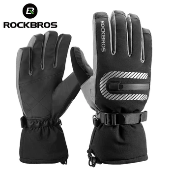 ROCKBORS Ski Gloves Double Layer Fleece Warm Snowboard Gloves Waterproof Touch Screen Winter Men Gloves Motorcycle Snow Gloves
ROCKBORS Ski Gloves Double Layer Fleece Warm Snowboard Gloves Waterproof Touch Screen Winter Men Gloves Motorcycle Snow Gloves