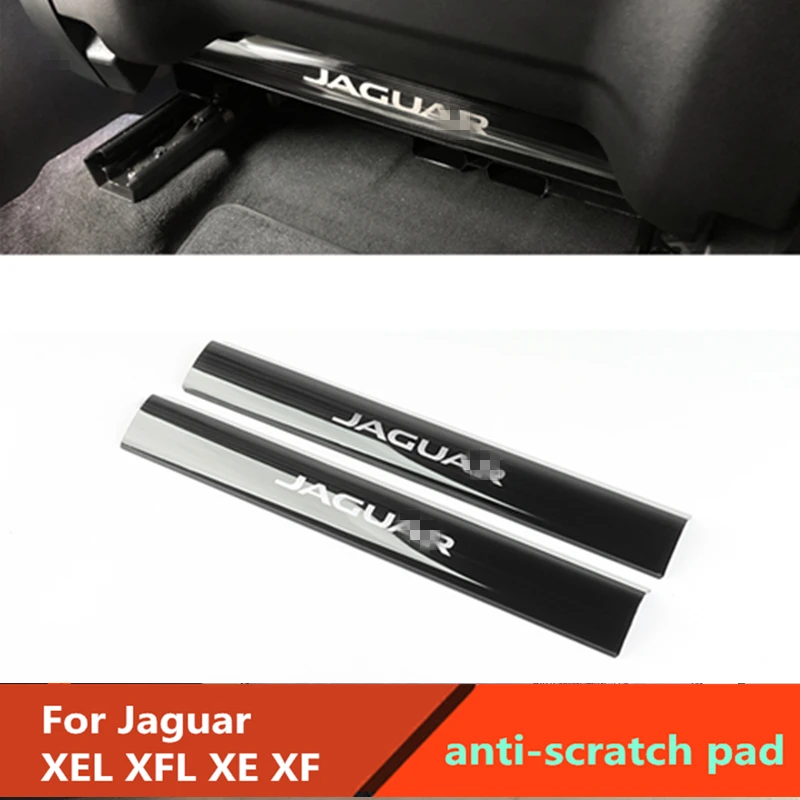 Anti-scratch pad For Jaguar E-PACE I-PACE XEL XFL XE XF Interior Rear Seat anti-kick plate stainless steel trim 2pcs
Anti-scratch pad For Jaguar E-PACE I-PACE XEL XFL XE XF Interior Rear Seat anti-kick plate stainless steel trim 2pcs