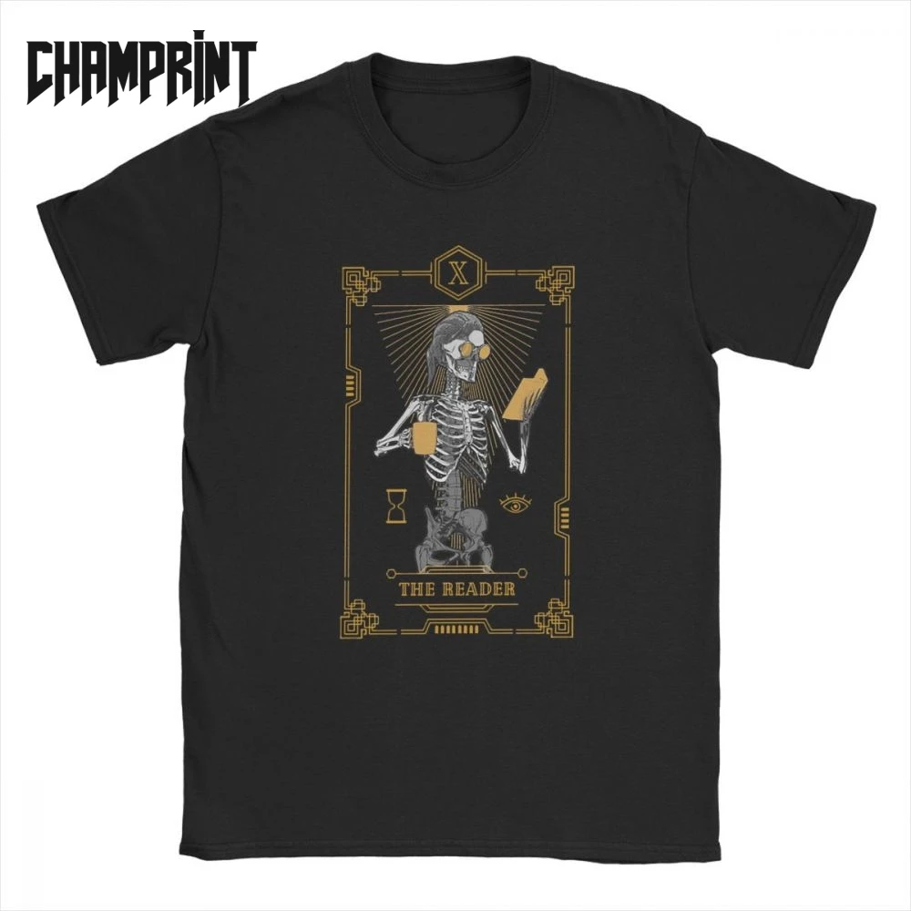 Men The Reader X Tarot Card T Shirts The Magician Skull Magic 100% Cotton Clothing Short Sleeve O Neck Tees 4XL 5XL 6XL T-Shirts
Men The Reader X Tarot Card T Shirts The Magician Skull Magic 100% Cotton Clothing Short Sleeve O Neck Tees 4XL 5XL 6XL T-Shirts