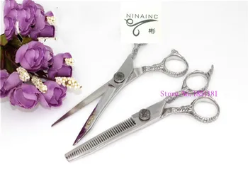 Professional 6.0 inch NINAINCi Hair Cutting & Thinning Scissors made of Japanese Hitachi 440C left &right hand
Professional 6.0 inch NINAINCi Hair Cutting & Thinning Scissors made of Japanese Hitachi 440C left &right hand