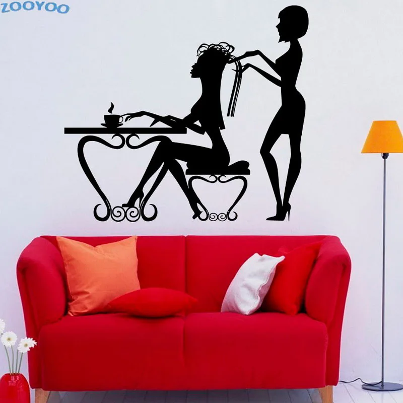 ZOOYOO Hair Salon Wall Stickers Hairdressing Wall Decals Girls Women Hair Style Decoration Home Decor Murals
ZOOYOO Hair Salon Wall Stickers Hairdressing Wall Decals Girls Women Hair Style Decoration Home Decor Murals
