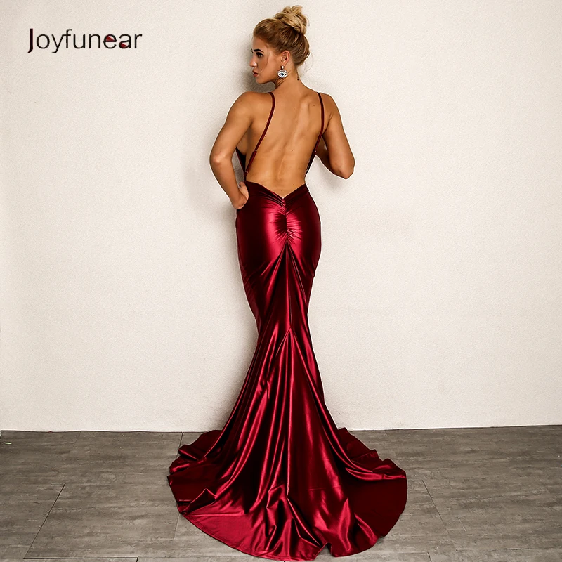 Joyfunear Chic New Summer Dress 2019 Backless V Neck Trumpet Maxi Dress Elegant Women Evening Party Sexy Long Dresses Vestidos
Joyfunear Chic New Summer Dress 2019 Backless V Neck Trumpet Maxi Dress Elegant Women Evening Party Sexy Long Dresses Vestidos