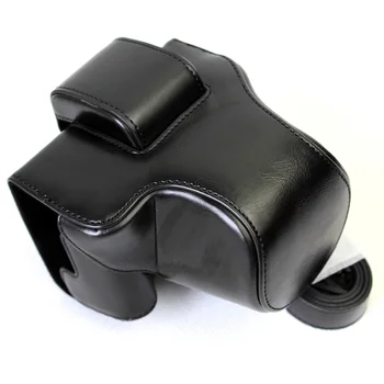 High Quality PU Leather Camera Bag Case Cover For Canon EOS M5 EOSM5 15-45mm Lens With Strap Open Battery Design
High Quality PU Leather Camera Bag Case Cover For Canon EOS M5 EOSM5 15-45mm Lens With Strap Open Battery Design