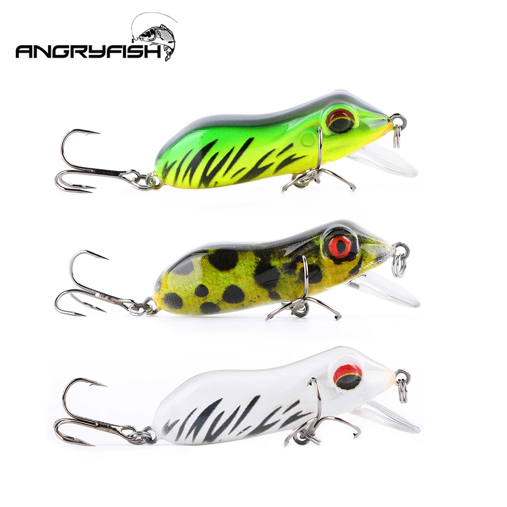 Angryfish NEW 3D Eyes 6.5cm 10g ray frog Fishing Lure whopper plopper 3 color frog lure with Strong hook
Angryfish NEW 3D Eyes 6.5cm 10g ray frog Fishing Lure whopper plopper 3 color frog lure with Strong hook