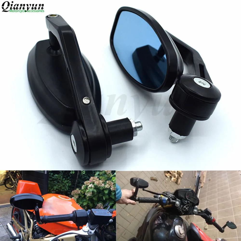 Motorcycle rearview side mirrors handle bar end 7/8" 22mmUniversal for Honda CB919 CB1000R CBR600RR CBR900RR CBR929RR CB500F
Motorcycle rearview side mirrors handle bar end 7/8" 22mmUniversal for Honda CB919 CB1000R CBR600RR CBR900RR CBR929RR CB500F