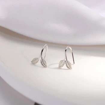 No Ear Plug S925 Stud Earrings For Women Girls Kids Female Leaf Bud Branch 925 Sterling Silver Ear Hook Jewellery
No Ear Plug S925 Stud Earrings For Women Girls Kids Female Leaf Bud Branch 925 Sterling Silver Ear Hook Jewellery