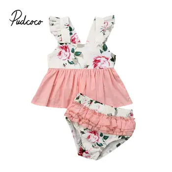 pudcoco 2019 Children Clothing Suits For Girls Clothes Kids Toddler Enfant Fille Infantis Outfits Flower Print 2Pcs Tops+Briefs
pudcoco 2019 Children Clothing Suits For Girls Clothes Kids Toddler Enfant Fille Infantis Outfits Flower Print 2Pcs Tops+Briefs