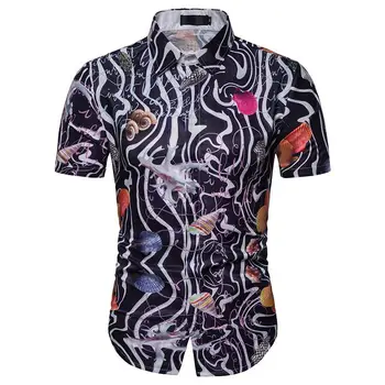 Hawaiian Shirt for Men Undersea world print Social Shirt Men Short Sleeve Casual Summer Blouse Men New
Hawaiian Shirt for Men Undersea world print Social Shirt Men Short Sleeve Casual Summer Blouse Men New