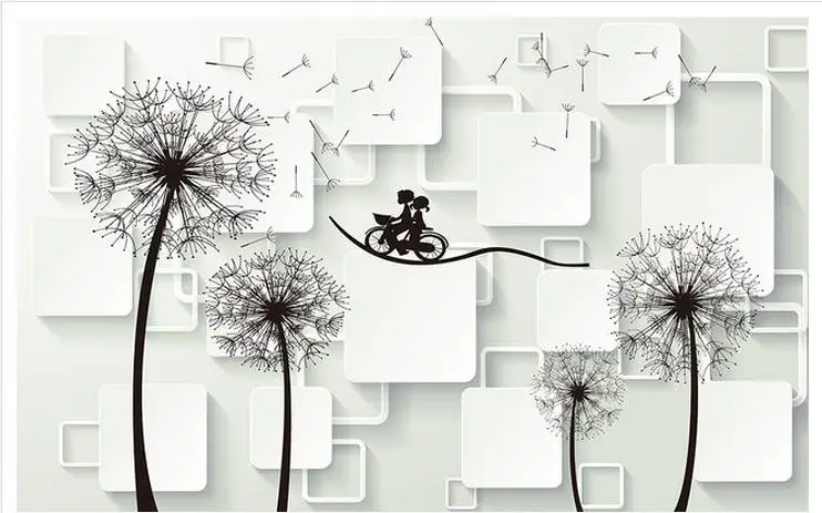 Custom photo wallpapers 3d murals wallpaper Dandelion squares bike couple 3 d TV setting wall papers for living room decoration
Custom photo wallpapers 3d murals wallpaper Dandelion squares bike couple 3 d TV setting wall papers for living room decoration