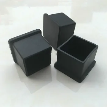25 * 25 Square tubeRubber soft cover outside plug table chair foot plug cap 25MM X50