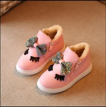 Retail 2017 new children's boots winter girl plush warm bow snow boots fashion cartoon horse boots size 26-36
Retail 2017 new children's boots winter girl plush warm bow snow boots fashion cartoon horse boots size 26-36