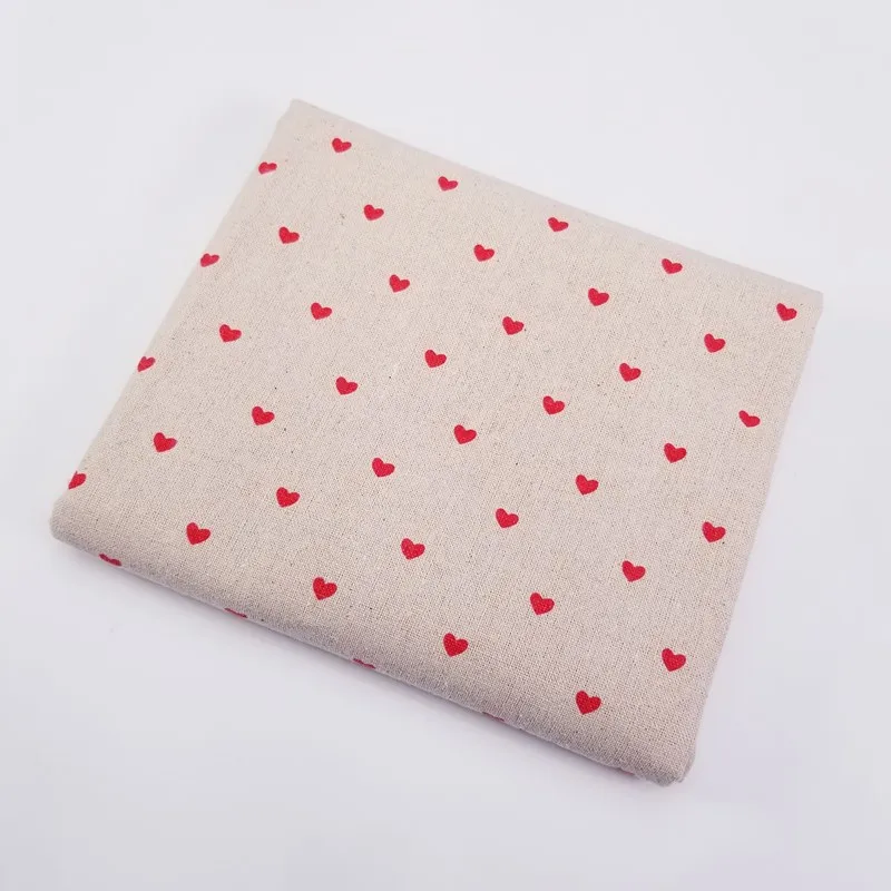 By Meter Printed Red Heart cotton and linen fabric for DIY sewing upholstery sofa curtain tablecloth cotton Cloth Material
By Meter Printed Red Heart cotton and linen fabric for DIY sewing upholstery sofa curtain tablecloth cotton Cloth Material