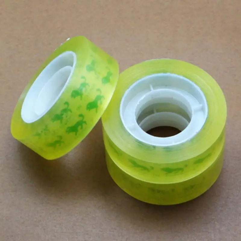 8 Rolls Transparent General Tape 12mm Width Sealing Tape Adhesive Sticky School Stationery Office Supplies
8 Rolls Transparent General Tape 12mm Width Sealing Tape Adhesive Sticky School Stationery Office Supplies