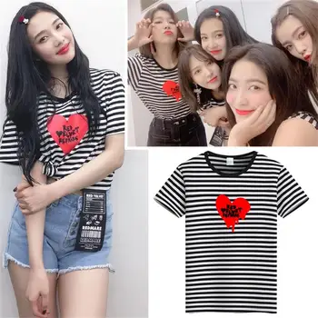 Kpop Red Velvet Seoul Concert Cotton T-Shirt REDMARE Fashion Tee Support Loose Tshirt for Men and Women
Kpop Red Velvet Seoul Concert Cotton T-Shirt REDMARE Fashion Tee Support Loose Tshirt for Men and Women