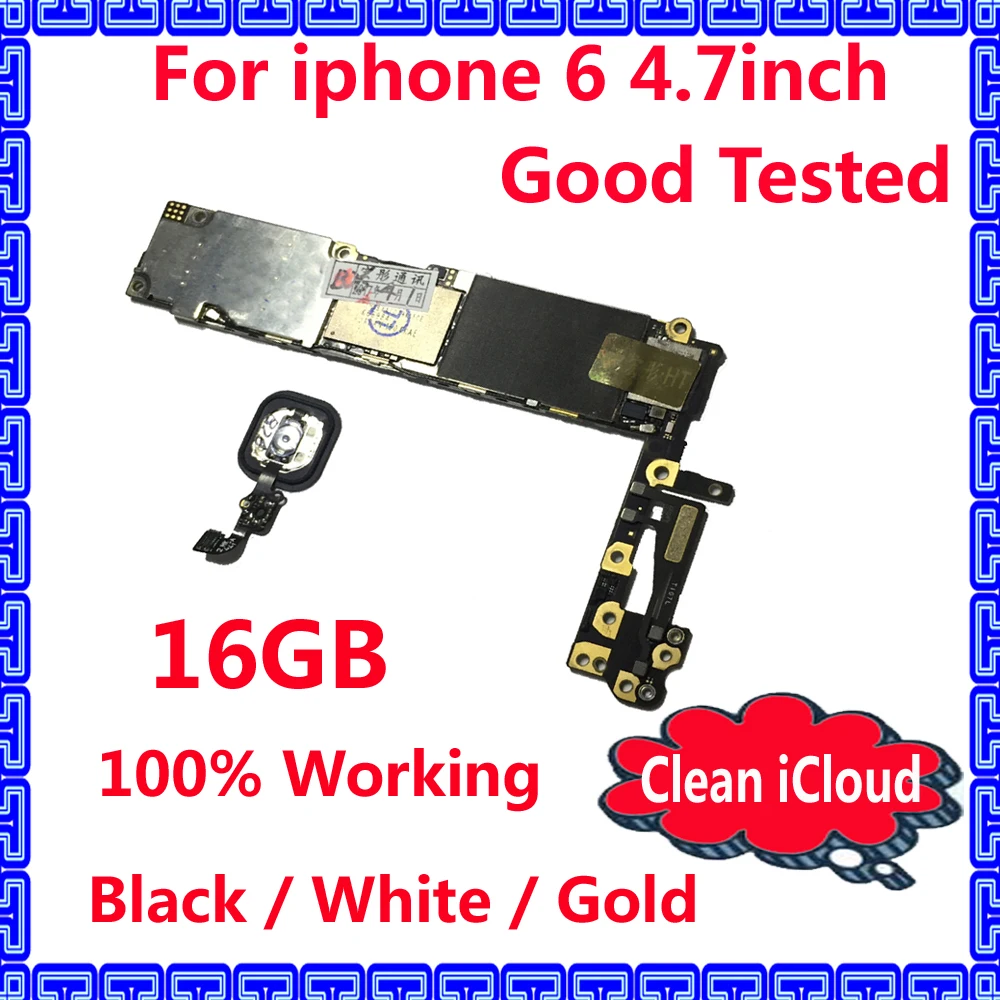 Unlocked iCloud IOS system mainboard for iphone 6 16GB 100% Original motherboard with chips,Clean iCloud logic board for iphone6
Unlocked iCloud IOS system mainboard for iphone 6 16GB 100% Original motherboard with chips,Clean iCloud logic board for iphone6