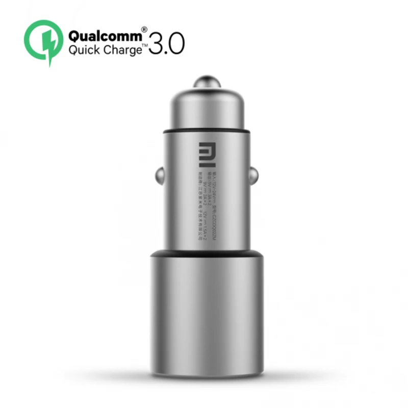 Original Xiaomi Mi Car Charger Quick Charge 3.0 5V/3A Dual USB 9V/2A 12V/1.5A for Android iOS iPhone X 8 7 Plus Samsung Xiaomi
Original Xiaomi Mi Car Charger Quick Charge 3.0 5V/3A Dual USB 9V/2A 12V/1.5A for Android iOS iPhone X 8 7 Plus Samsung Xiaomi