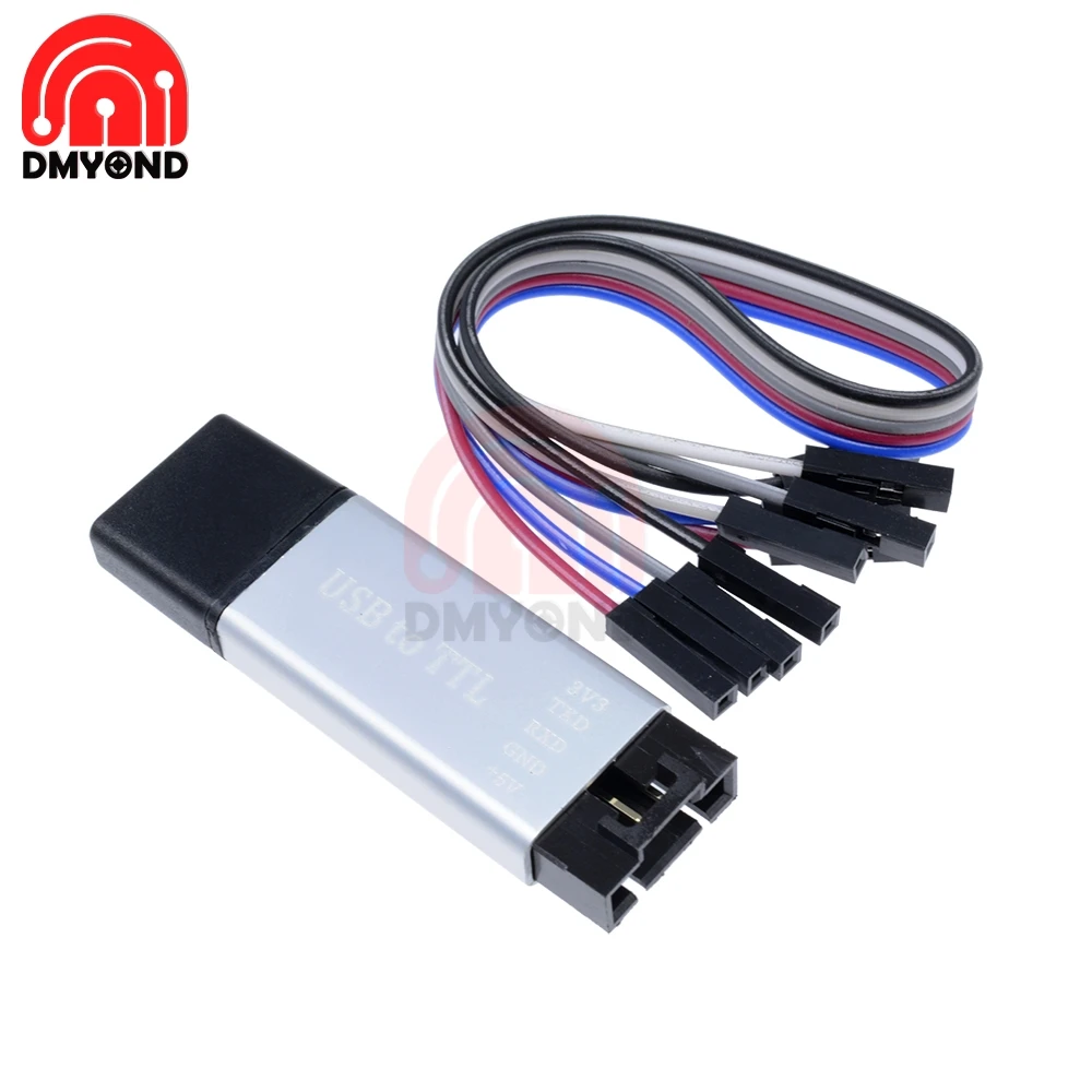 Aluminum Shell Module CP2102 12Mbps USB 2.0 to TTL UART Type A Metal Case 5Pin Serial Converter STC Replace FT232 Module 5V/3.3V
Aluminum Shell Module CP2102 12Mbps USB 2.0 to TTL UART Type A Metal Case 5Pin Serial Converter STC Replace FT232 Module 5V/3.3V
