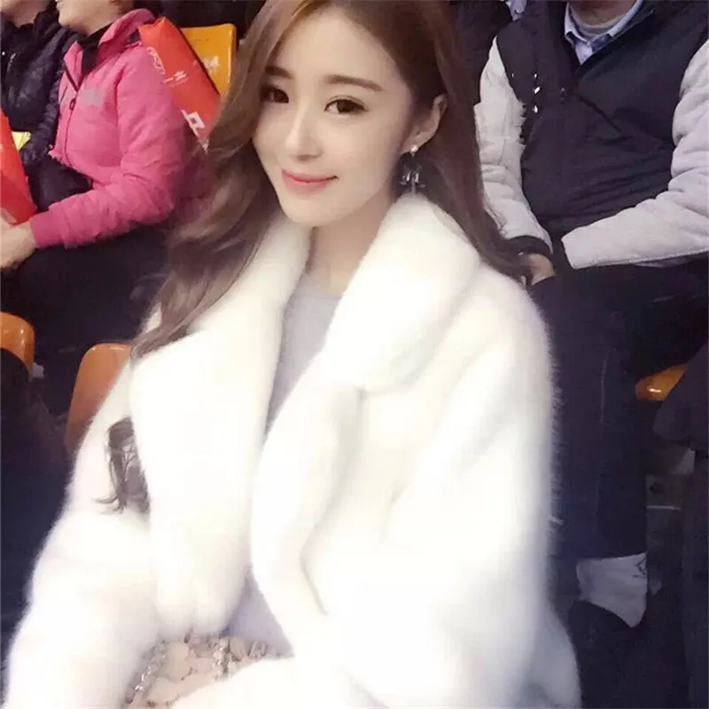 Faux Mink Fur Coat Women Pink Gray Plus Size Loose Fur Jacket 2019 New Spring Winter Korean Office Thick Fur Coat Feminina LD772
Faux Mink Fur Coat Women Pink Gray Plus Size Loose Fur Jacket 2019 New Spring Winter Korean Office Thick Fur Coat Feminina LD772