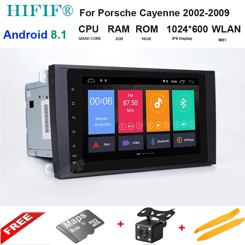 8" IPS 2GB RAM Android 8.1 Car DVD For Porsche Cayenne 2003-2010 Car GPS Navigation Radio Stereo Head Unit Autoradio Quad Core
8" IPS 2GB RAM Android 8.1 Car DVD For Porsche Cayenne 2003-2010 Car GPS Navigation Radio Stereo Head Unit Autoradio Quad Core