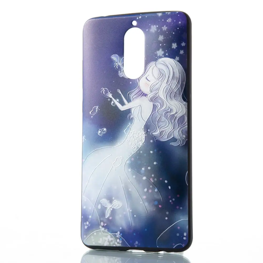 Mutouniao Русалка помощи ТПУ Мягкий силиконовый чехол КРЫШКА ДЛЯ Huawei Коврики 9 Pro