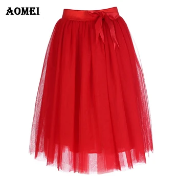 5XL XXL Women Red Tulle Midi Skirt with Bow Tie Lolita Ladies Elegant Bridal Fashion Skirts Jupe Zipper High Waist Saia Clothes
5XL XXL Women Red Tulle Midi Skirt with Bow Tie Lolita Ladies Elegant Bridal Fashion Skirts Jupe Zipper High Waist Saia Clothes