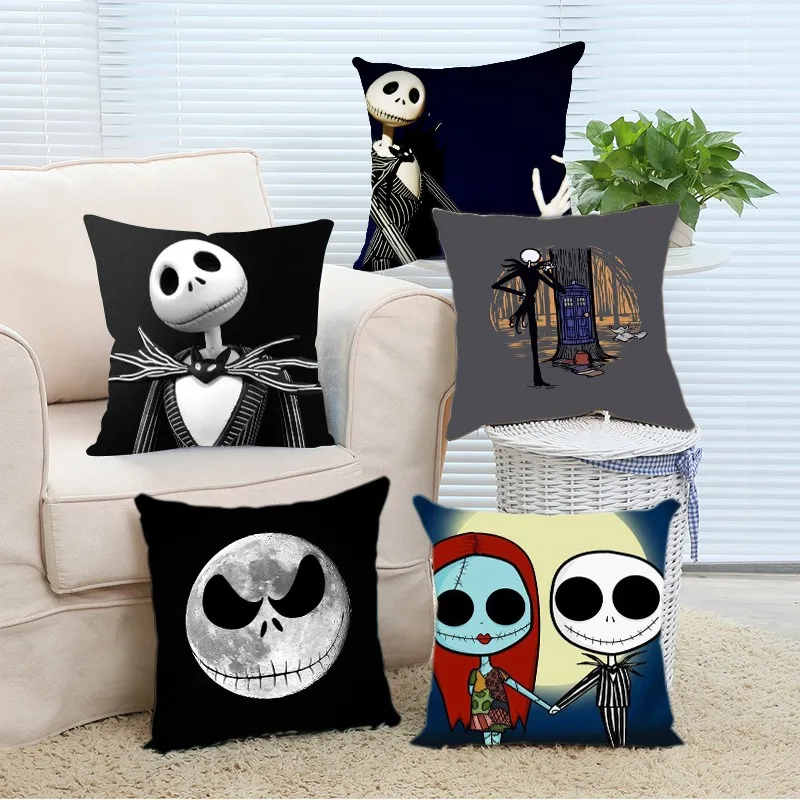 New Arrival Popular Comic Jack Skellington Nightmare Before Christmas Sally Gift Gift Jet Pillow Case Pillow Cushion Cover
New Arrival Popular Comic Jack Skellington Nightmare Before Christmas Sally Gift Gift Jet Pillow Case Pillow Cushion Cover