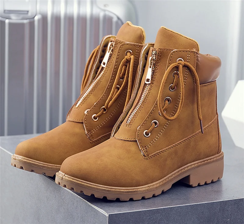 2019 New Pink Women Boots Lace up Solid Casual Ankle Boots Martin Round Toe Women Shoes winter snow boots warm british style
2019 New Pink Women Boots Lace up Solid Casual Ankle Boots Martin Round Toe Women Shoes winter snow boots warm british style