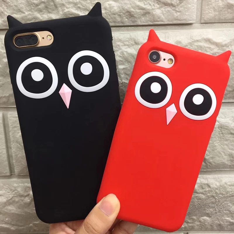 Latest Owl Big Eye Silicone Phone Case Cat Ear Shell Funda For iPhone 5 5s SE 6 6S 7 8 Plus X Soft Silicon Phone Fundas
Latest Owl Big Eye Silicone Phone Case Cat Ear Shell Funda For iPhone 5 5s SE 6 6S 7 8 Plus X Soft Silicon Phone Fundas