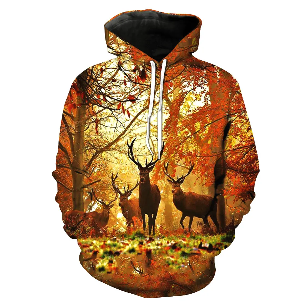 2019 New Fashion Sweatshirt Men / Women 3d Hoodies Print forest deer animal pattern Slim Unisex Slim Stylish Hooded Hoodies
2019 New Fashion Sweatshirt Men / Women 3d Hoodies Print forest deer animal pattern Slim Unisex Slim Stylish Hooded Hoodies