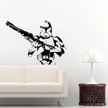 Vinyl Wall Decals Star Wars Storm Trooper Decal Removable Vinyl Art Home Decor Wall stickers X269
Vinyl Wall Decals Star Wars Storm Trooper Decal Removable Vinyl Art Home Decor Wall stickers X269