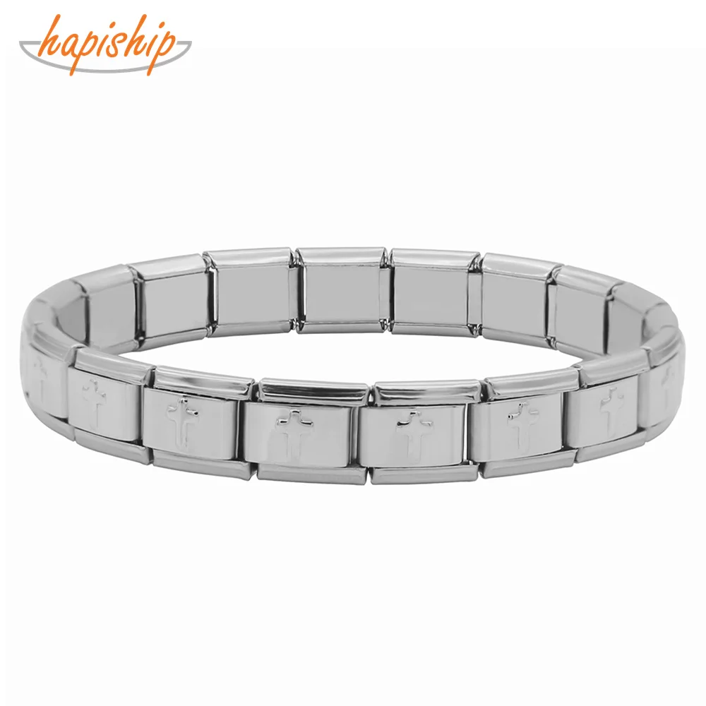 Hapiship 2019 Fashion Women Jewelry 9mm Width Silver Color Cross Stainless Steel Bracelet Bangle Girls Wedding Gift G124
Hapiship 2019 Fashion Women Jewelry 9mm Width Silver Color Cross Stainless Steel Bracelet Bangle Girls Wedding Gift G124
