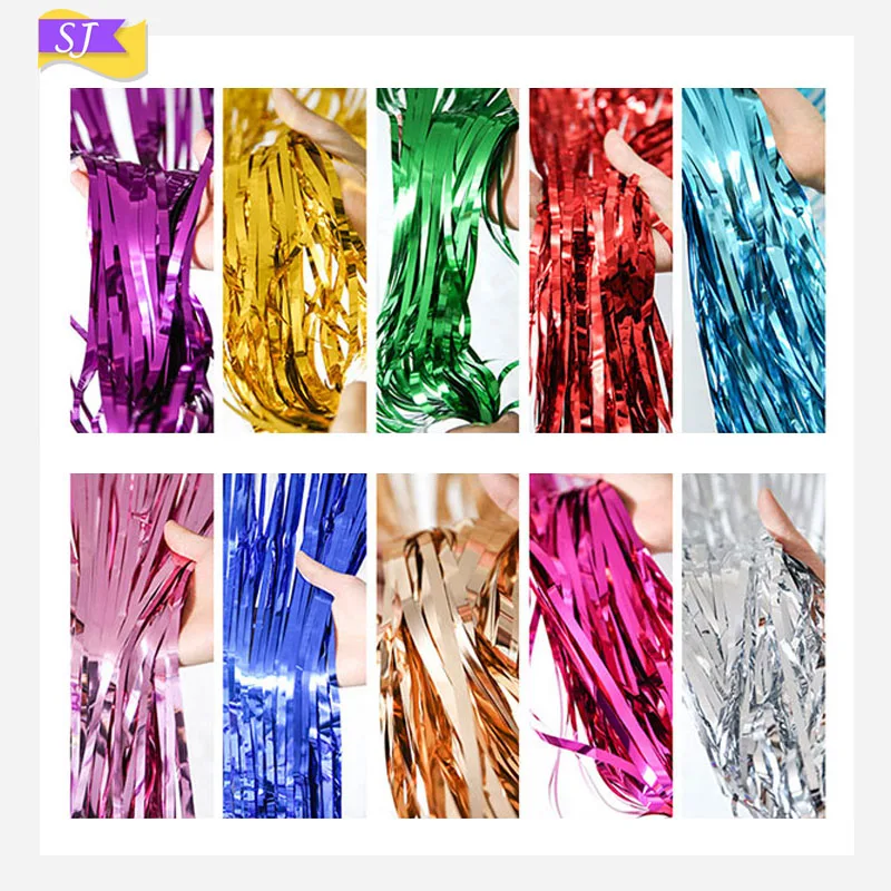 2M/2.45M thickened mirror rain silk curtain wedding arrangement metal color rain curtain birthday party background decoration
2M/2.45M thickened mirror rain silk curtain wedding arrangement metal color rain curtain birthday party background decoration