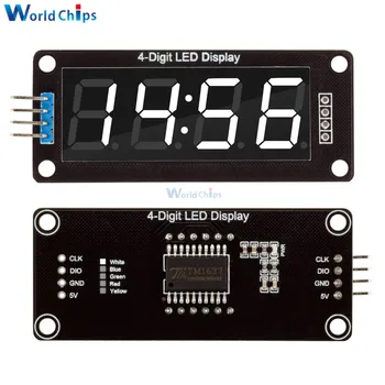 4-Digit LED 0.56" Display Tube Decimal 7 Segments TM1637 Clock Double Dots Module 0.56 inch White Display For Arduino
4-Digit LED 0.56" Display Tube Decimal 7 Segments TM1637 Clock Double Dots Module 0.56 inch White Display For Arduino