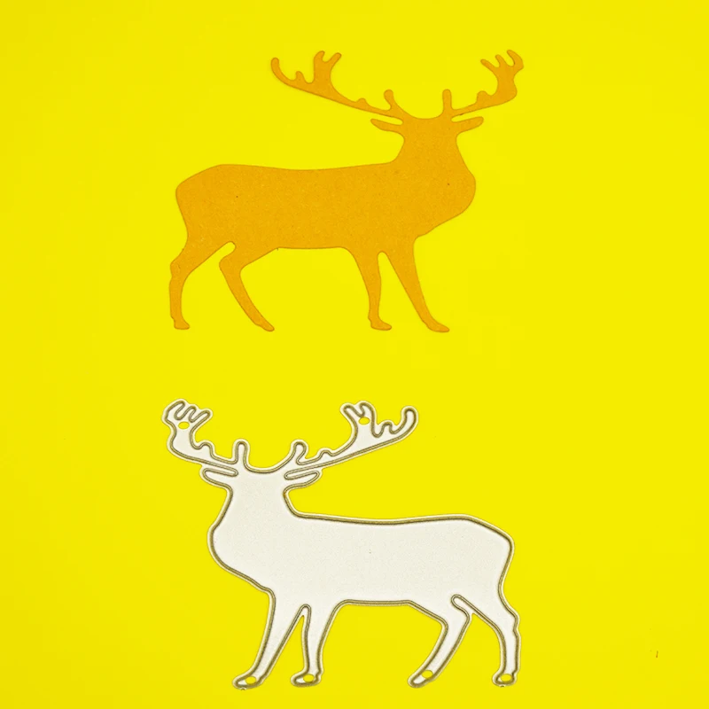 Elk Metal Cutting Dies Stencils For DIY Scrapbooking Photo Album Decorative Stencil Christmas Deer Embossing Dies DC-046
Elk Metal Cutting Dies Stencils For DIY Scrapbooking Photo Album Decorative Stencil Christmas Deer Embossing Dies DC-046