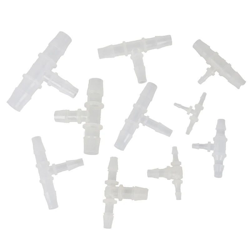 1Pc Sprinkler Irrigation Plastic Barb Hose Fitting Tee 3-14mm 3 Way Hose Tube T-Shape Barb Plastic Fittings
1Pc Sprinkler Irrigation Plastic Barb Hose Fitting Tee 3-14mm 3 Way Hose Tube T-Shape Barb Plastic Fittings
