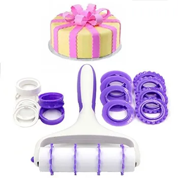 Cake Tools Fondant Strip Ribbon Cutter Sugar Craft Tool Cake Rolling Pin Embosser Rolled Set 
Cake Tools Fondant Strip Ribbon Cutter Sugar Craft Tool Cake Rolling Pin Embosser Rolled Set
