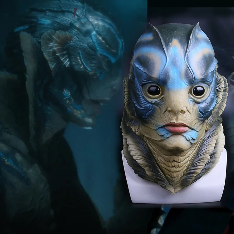 2018 Movie The Shape of Water Merman Cosplay Masks Fish Face Animal Helmets Latex Props Halloween Party Fancy Dress Ball
2018 Movie The Shape of Water Merman Cosplay Masks Fish Face Animal Helmets Latex Props Halloween Party Fancy Dress Ball