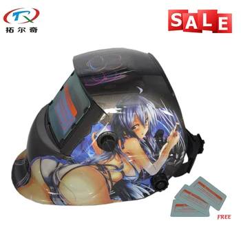 Hot Lovely Girl Solar Glass Welder Mask Protective Lenses Shade 9-13 Darkening Welding Mask MIG TIG Helmet TRQ-HD45with 2200de
Hot Lovely Girl Solar Glass Welder Mask Protective Lenses Shade 9-13 Darkening Welding Mask MIG TIG Helmet TRQ-HD45with 2200de