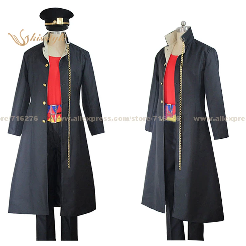 Kisstyle Fashion JoJo's Bizarre Adventure Jotaro Kujo Long Uniform Cosplay Clothing Cos Costume,Customized Accepted
Kisstyle Fashion JoJo's Bizarre Adventure Jotaro Kujo Long Uniform Cosplay Clothing Cos Costume,Customized Accepted