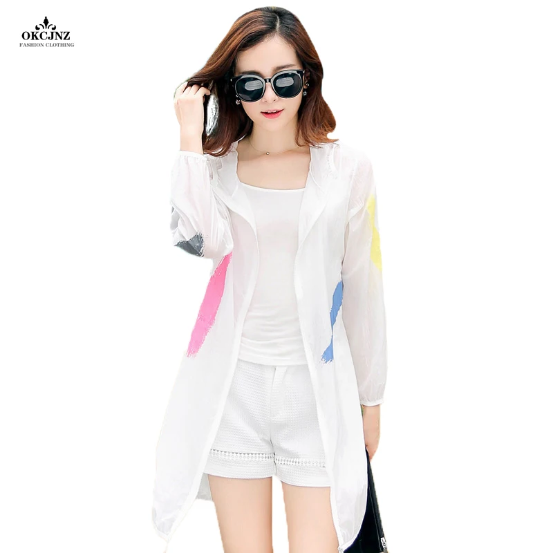2017 New Hot Plus Size Loose Sun UV Protection Jackets For Women Summer Breathable Beach Cardigans Coats Ladies Thin Tops OK05W
2017 New Hot Plus Size Loose Sun UV Protection Jackets For Women Summer Breathable Beach Cardigans Coats Ladies Thin Tops OK05W