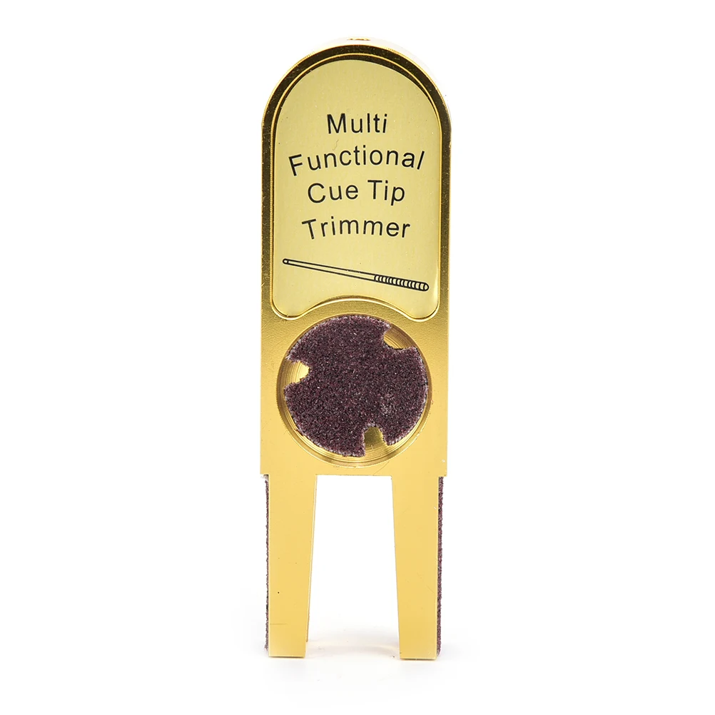 1pc Muti-functional Billiards Pool Cue Tip Trimmers Golden Color U-shape Snooker cue tip repairer tool
1pc Muti-functional Billiards Pool Cue Tip Trimmers Golden Color U-shape Snooker cue tip repairer tool